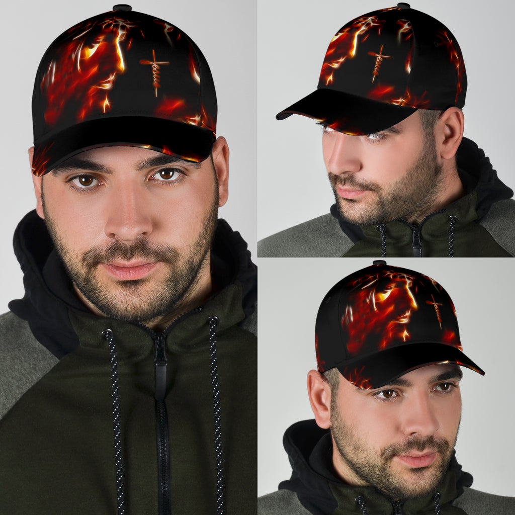 Jesus Red Light Faith Classic Cap For Casual Adventures Parties And Seasonal Styling