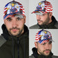 Eagle American Flag Classic Cap For Comfortable Casual Wear Holidays And Outdoor Trips