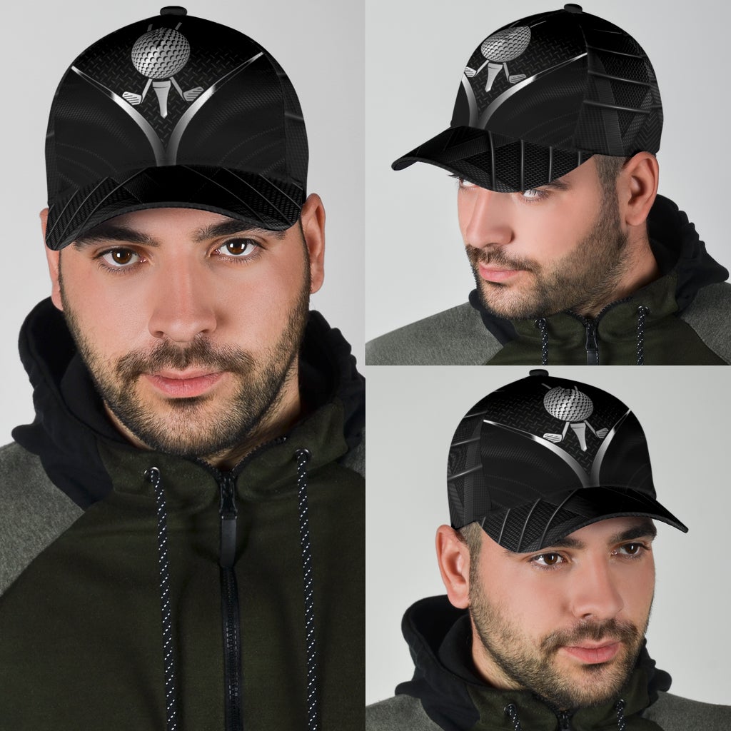 Golf Carbon Sport Classic Cap For Vacations Festivals Parties And Everyday Outfits