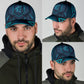 Turtle Blue Pattern Ocean Animal Classic Cap For Everyday Outfits Coastal Travel And Gift Giving