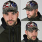 Deer Hunting American Flag Classic Cap For Beach Vacations Outdoor Trips And Everyday Comfort