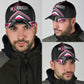 Breast Cancer Warrior Support Classic Cap For Relaxed Daily Style Vacations And Festival Wear