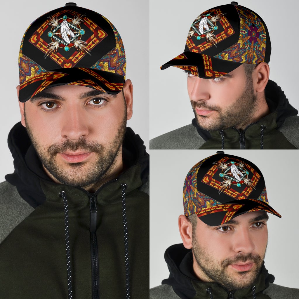 American Native Tribal Heritage Classic Cap For Daily Styling Weekend Travel And Outdoor Activities