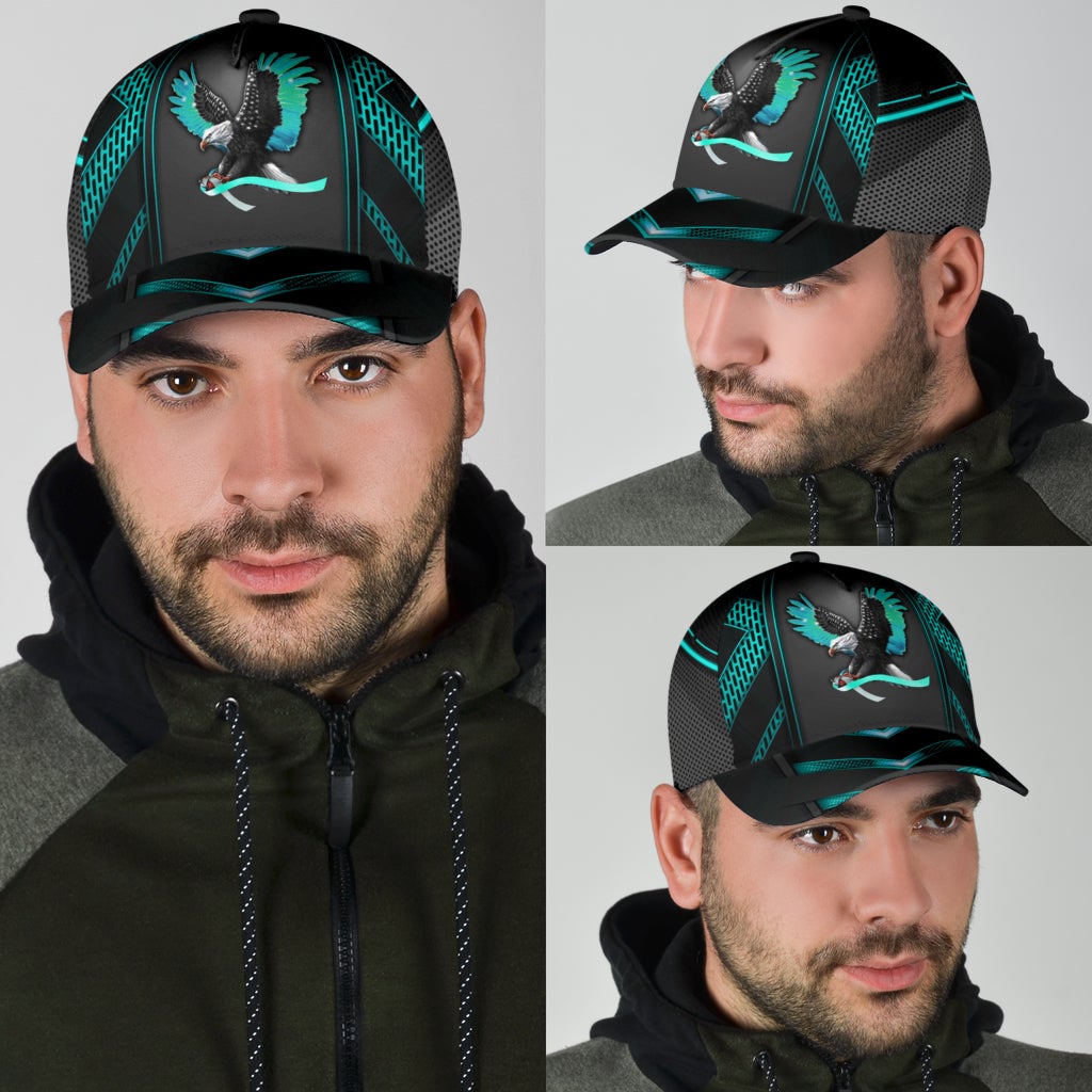 Ovarian Cancer Awareness Classic Cap For Outdoor Travel Parties And Thoughtful Holiday Gifting