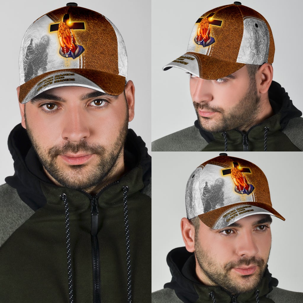 Good Hands Are Gods Classic Cap For Weekend Outings Holidays And Thoughtful Gifting