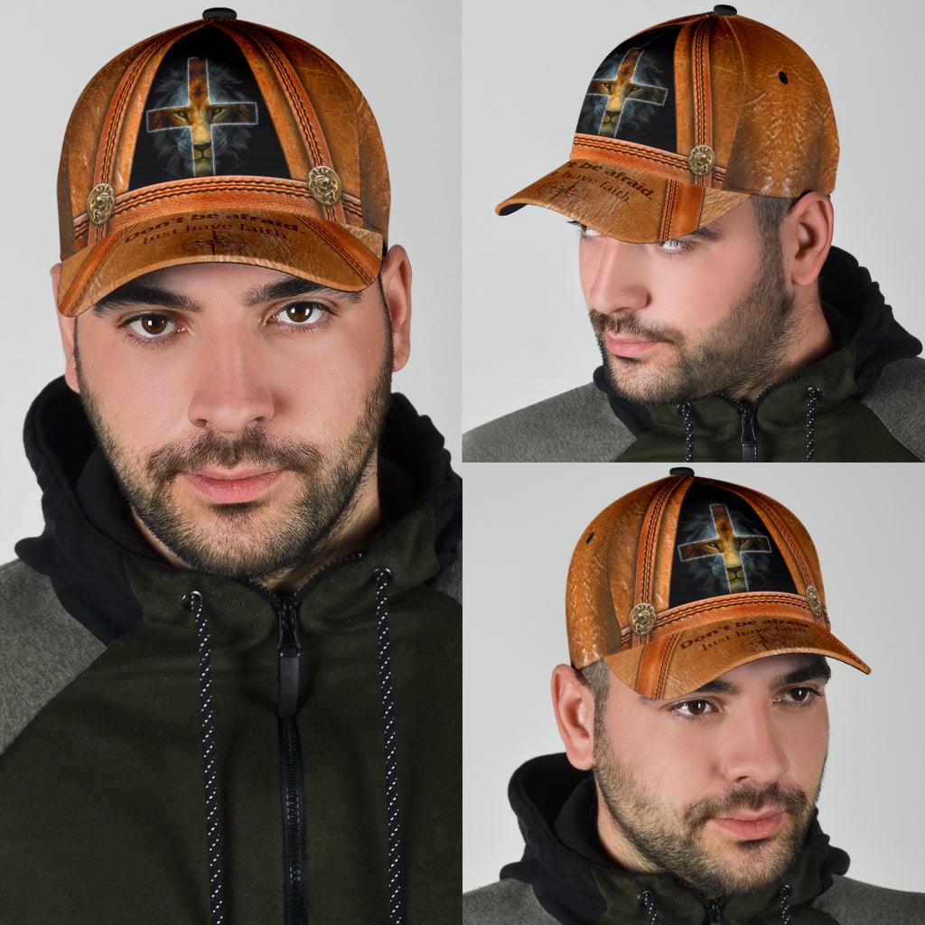 Lion Just Have Faith Classic Cap For Comfortable Daily Wear Travel And Weekend Outings