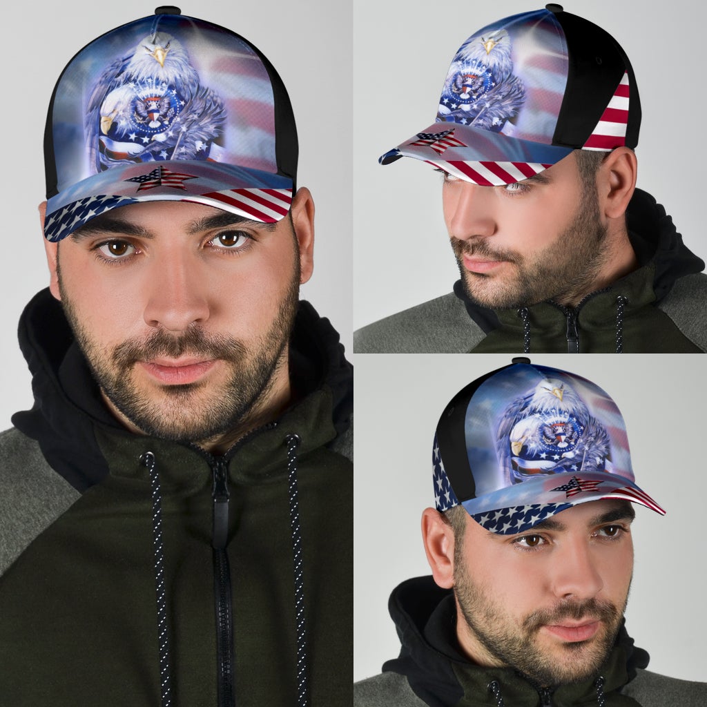 Faith Fear Jesus Motivation Eagle Love American Classic Cap For Comfortable Daily Wear Travel And Weekend Outings