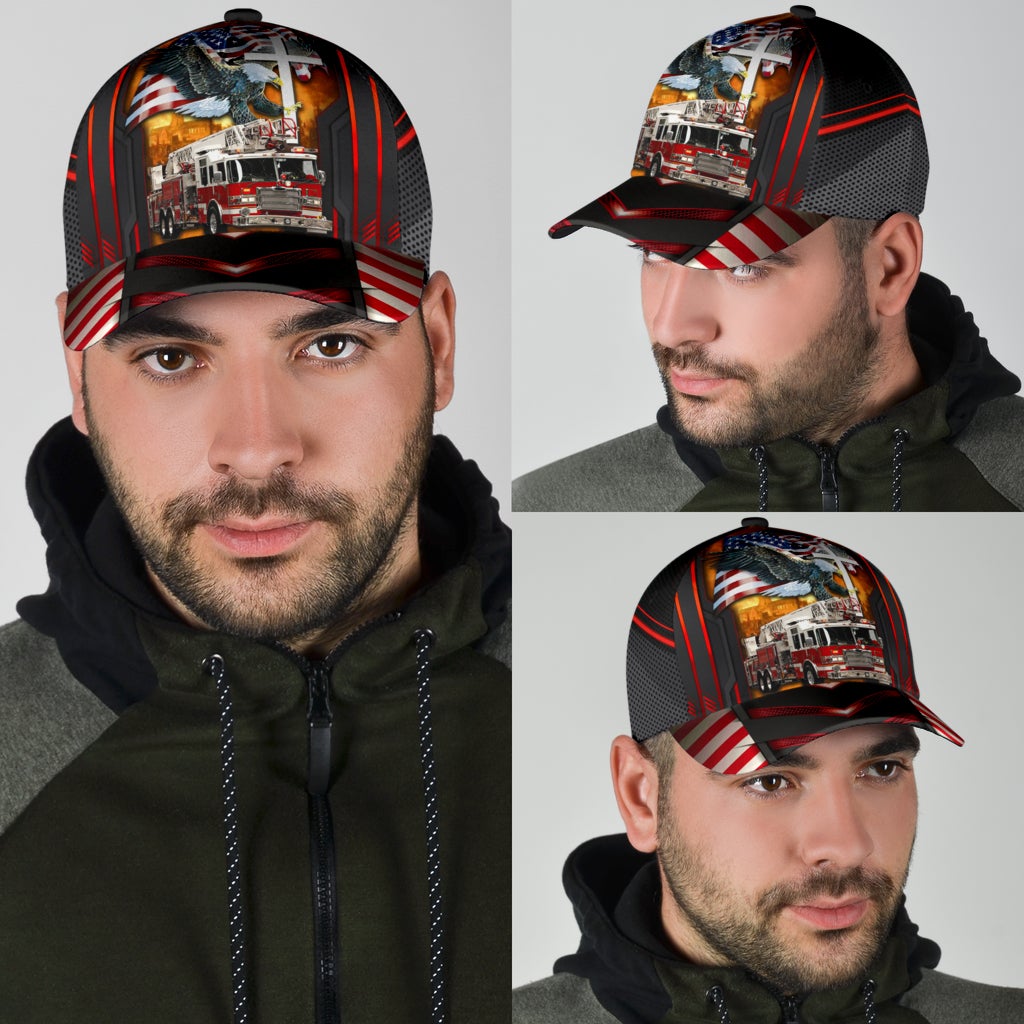 Faith American Eagle Firefighter Classic Cap For Everyday Accessories Festivals And Relaxed Outings
