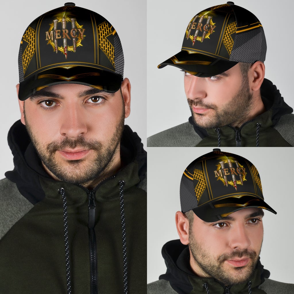 Divine Mercy Jesus Cross Faith Classic Cap For Everyday Outfits Coastal Travel And Gift Giving