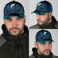 Shark Blue Pattern Ocean Animal Classic Cap For Casual Styling Beach Days And Weekend Adventures