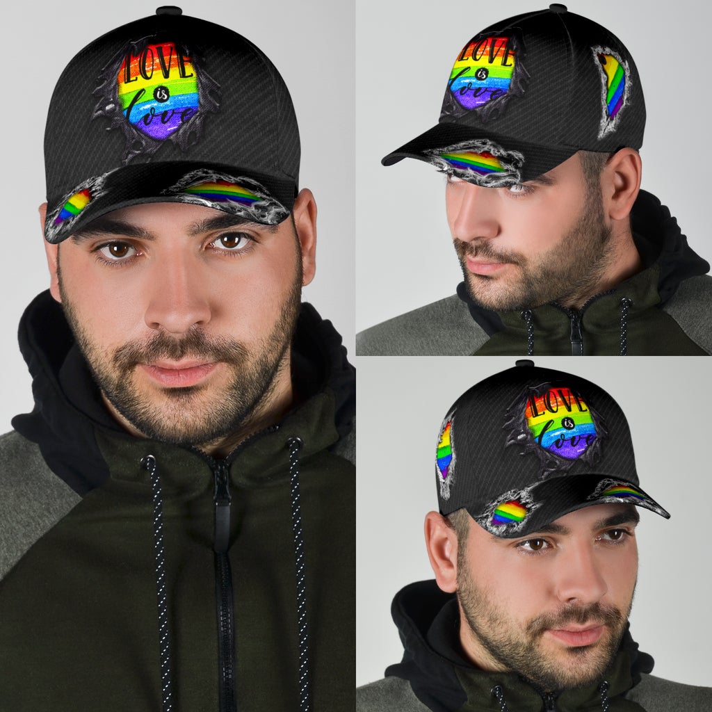 Love Is Love Pride Classic Cap For Outdoor Travel Festivals And Relaxed Everyday Wear
