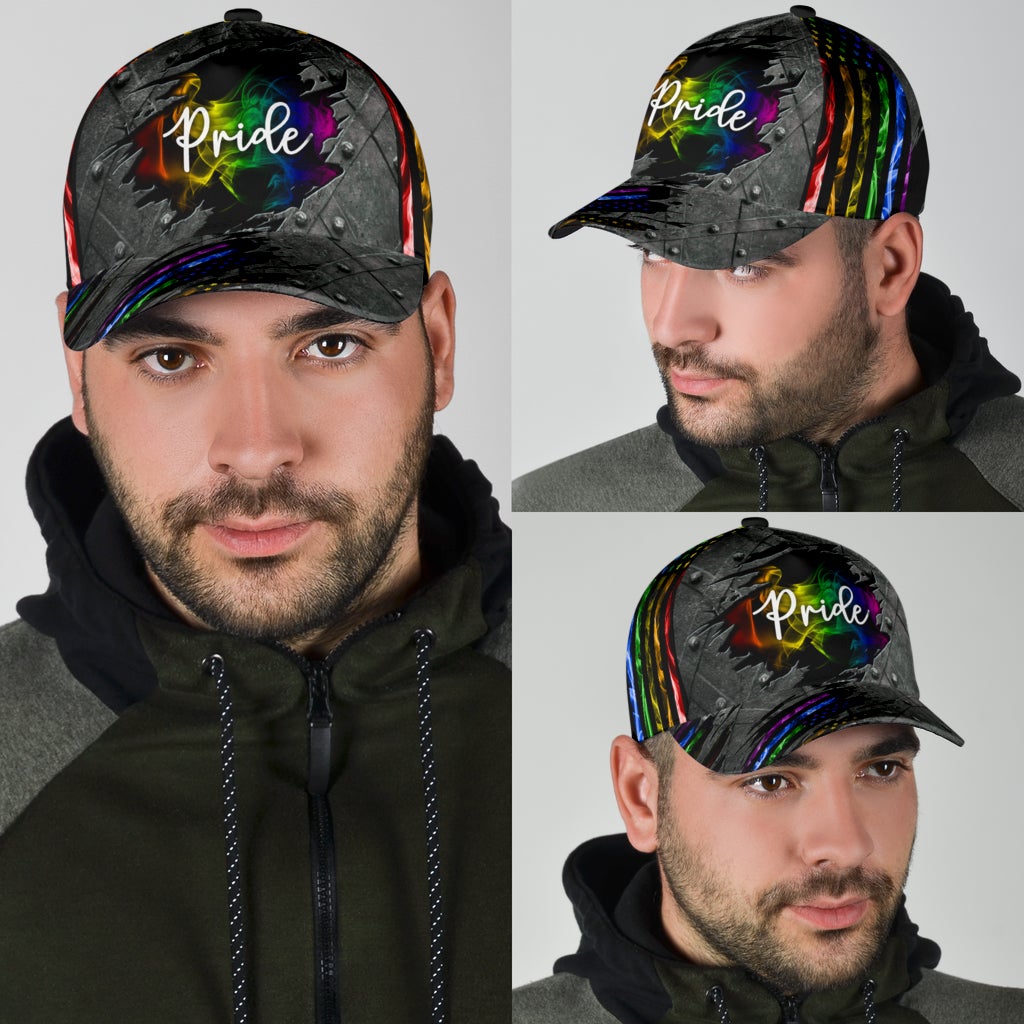 Pride Smoke Vintage Classic Cap For Summer Vacations Parties And Outdoor Events