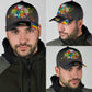 Love Is Love Dragon Jean Pattern Classic Cap For Comfortable Casual Wear Holidays And Outdoor Trips