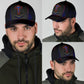Faith Saves Cross Carbon Pattern Classic Cap For Comfortable Casual Wear Holidays And Outdoor Trips