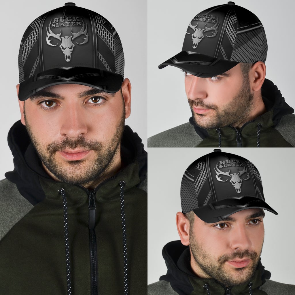 Hunting Buck Slayer Outdoor Classic Cap For Summer Vacations Parties And Outdoor Events