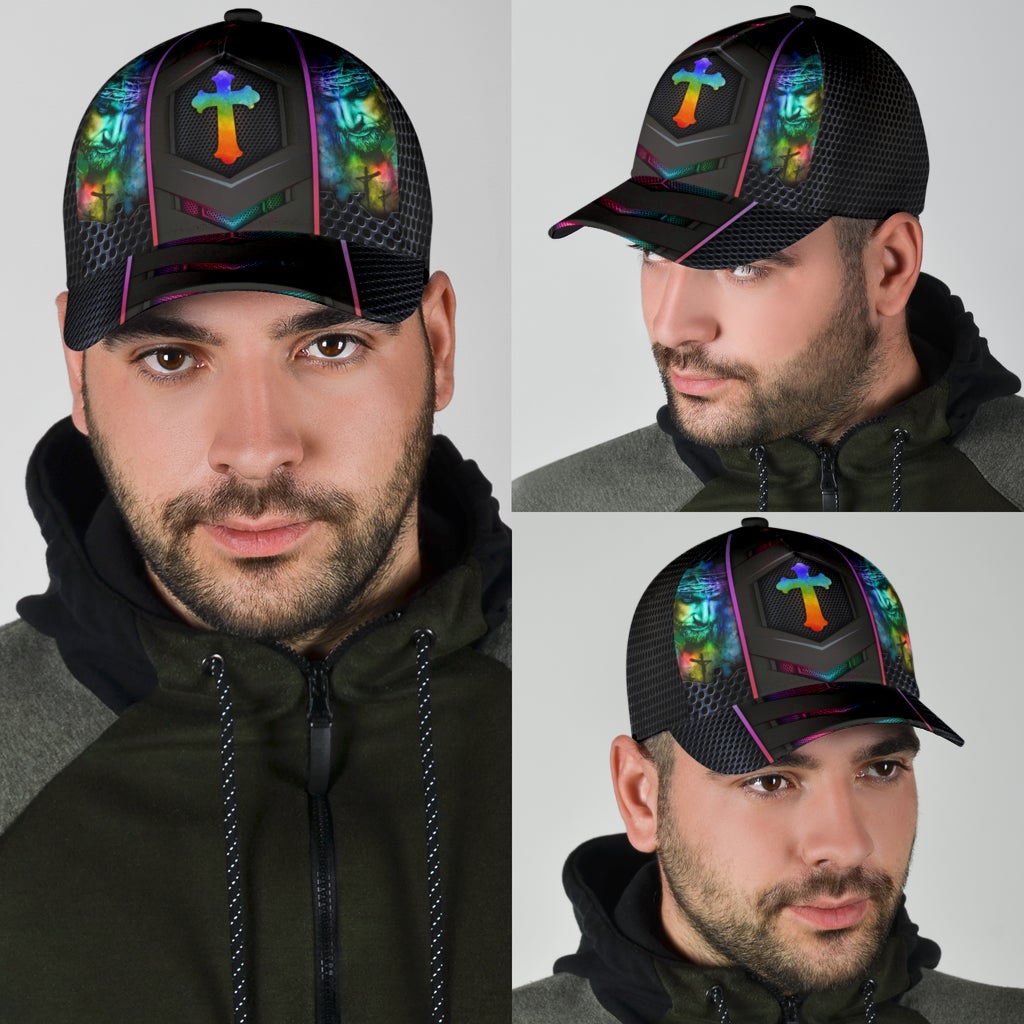 Faith Cross Metal Tear Classic Cap For Comfortable Daily Wear Travel And Weekend Outings