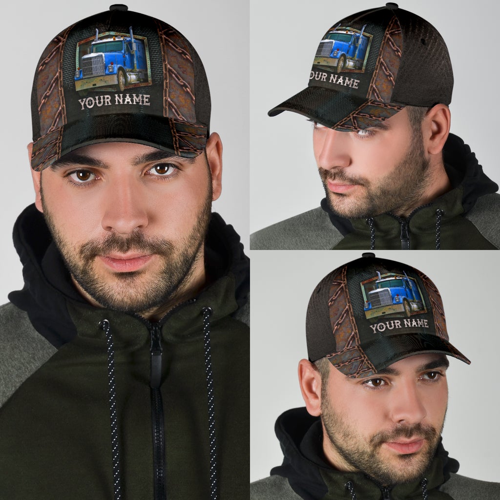 Custom Iron Truck Driver Lifestyle Workwear Classic Cap For Relaxed Daily Style Vacations And Festival Wear