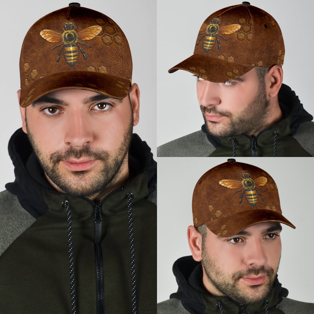 Honey Bee Nature Life Classic Cap For Vacations Festivals Parties And Everyday Outfits