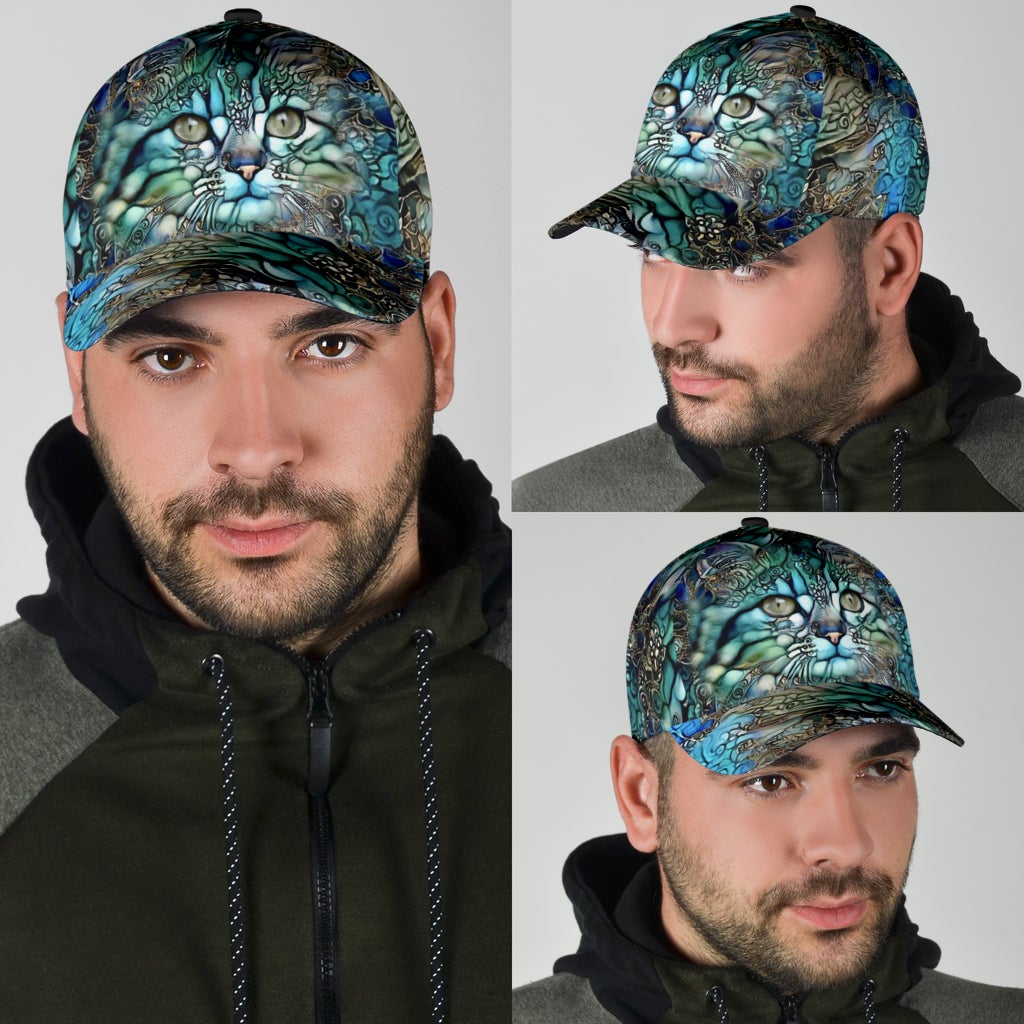 Mystic Cat Fantasy Spirit Classic Cap For Vacation Style Outdoor Activities And Daily Comfort