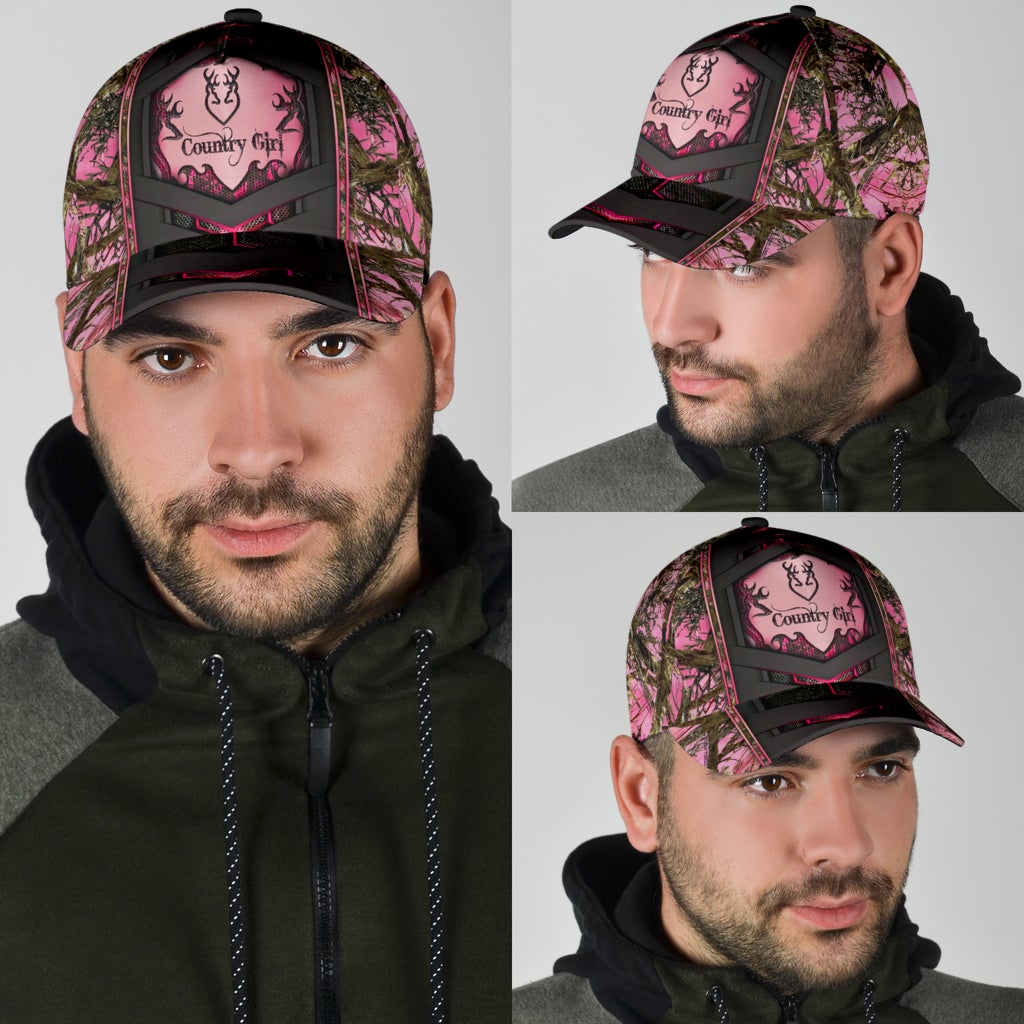 Hunting Deer Country Girl Classic Cap For Casual Events Beach Trips And Thoughtful Gifting