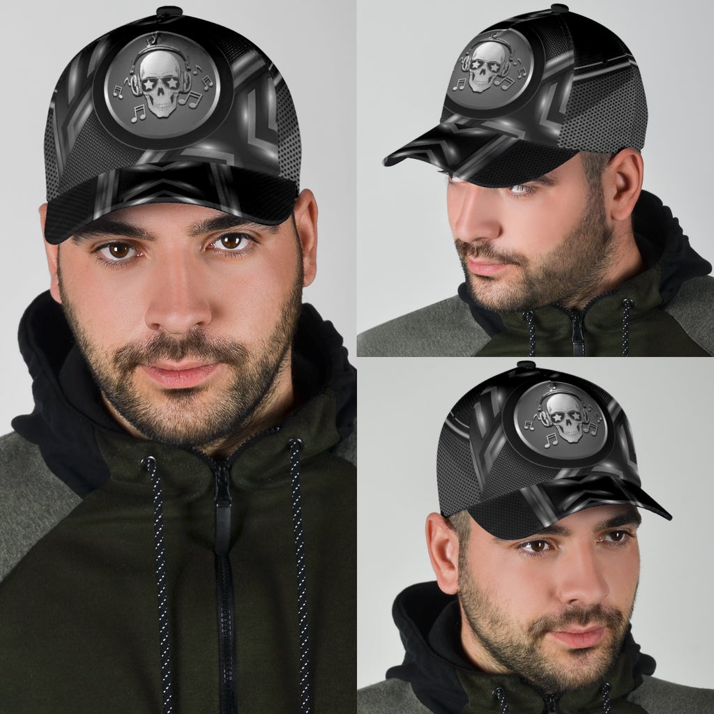 Skull Metal Music Classic Cap For Casual Adventures Parties And Seasonal Styling