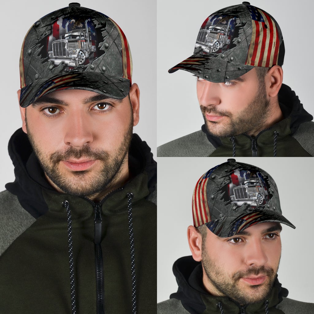 Truck American Ride With Pride Classic Cap For Beach Vacations Outdoor Trips And Everyday Comfort