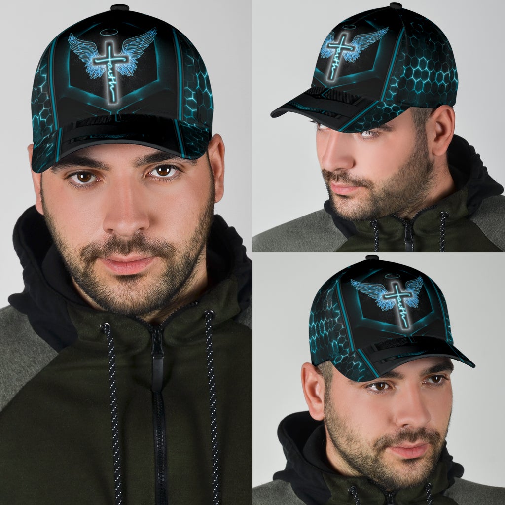 Jesus Faith Christian Symbol Classic Cap For Nature Lovers Travel And Casual Daily Styling