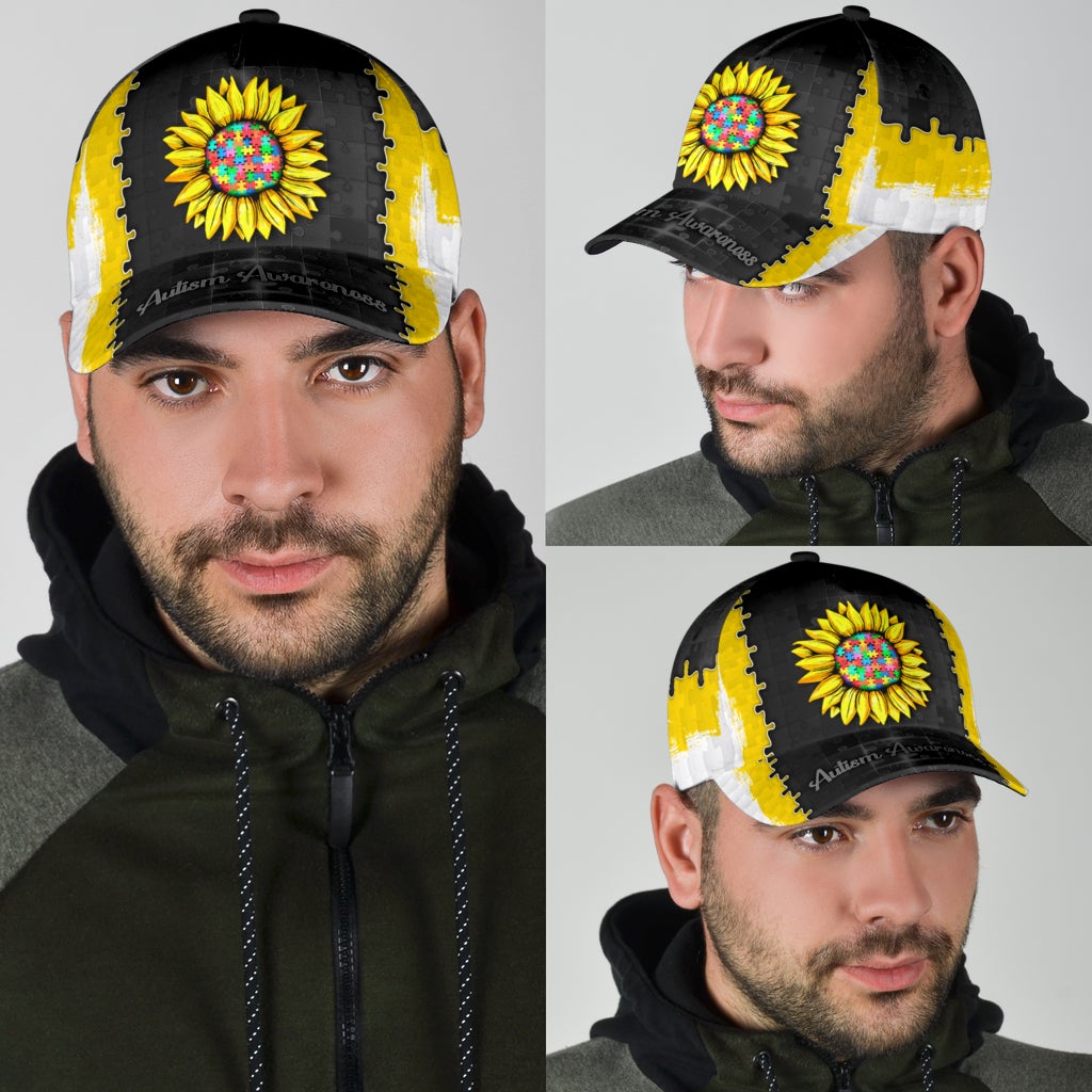 Autism Awareness You Are My Sunshine Classic Cap For Everyday Accessories Vacations And Outdoor Fun