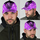 Fibromyalgia Awareness Rose Support Classic Cap For Casual Styling Holiday Travel And Weekend Adventures
