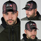 Custom Name Racing American Flag Classic Cap For Comfortable Daily Wear Travel And Weekend Outings