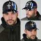 Blue Flag Faith Cross Classic Cap For Weekend Adventures Festivals And Gift Giving