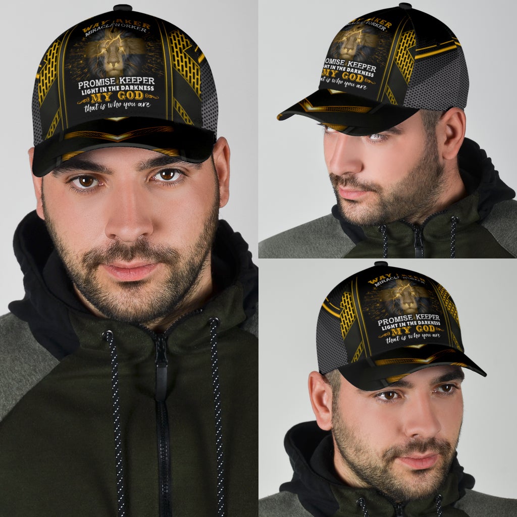 Faith Miracle Worker Lion Classic Cap For Summer Activities Vacations And Comfortable Daily Wear