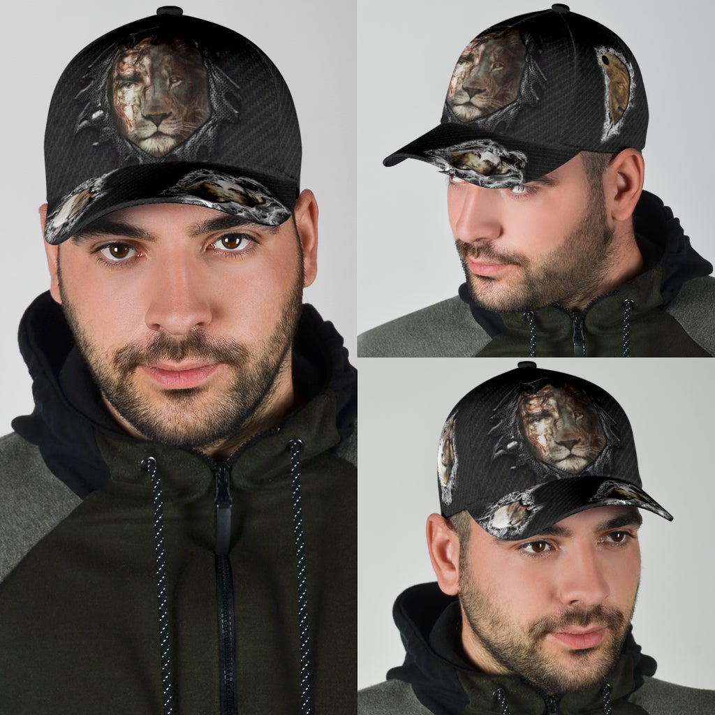 Faith Lion Jean Torn Classic Cap For Relaxed Daily Style Vacations And Festival Wear