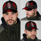 Thunder Red Skull Storm Classic Cap For Relaxed Outfits Outdoor Events And Holiday Trips