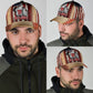 Custom Baseball Crack US Flag Classic Cap For Comfortable Daily Wear Travel And Weekend Outings