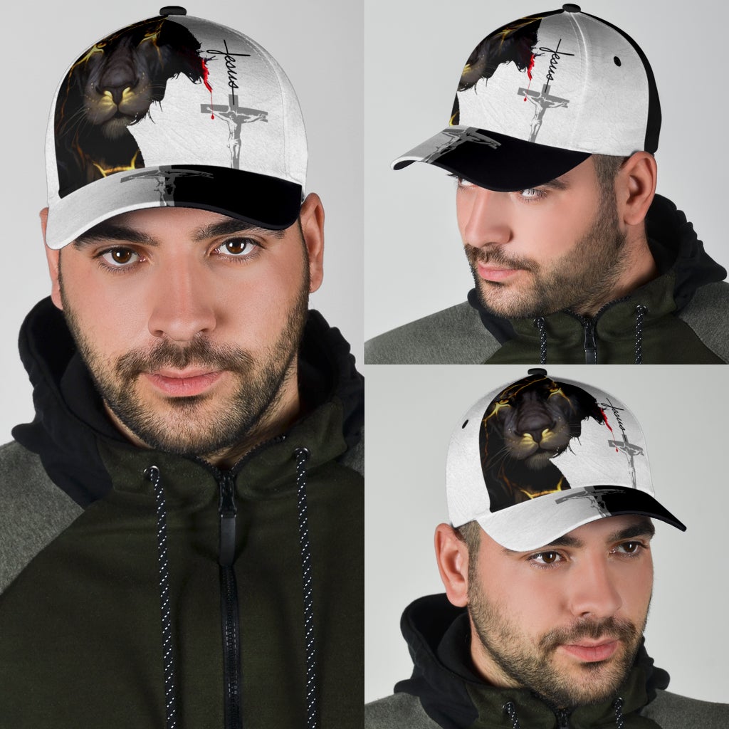 Lion Jesus Faith Strength Classic Cap For Outdoor Travel Parties And Thoughtful Holiday Gifting