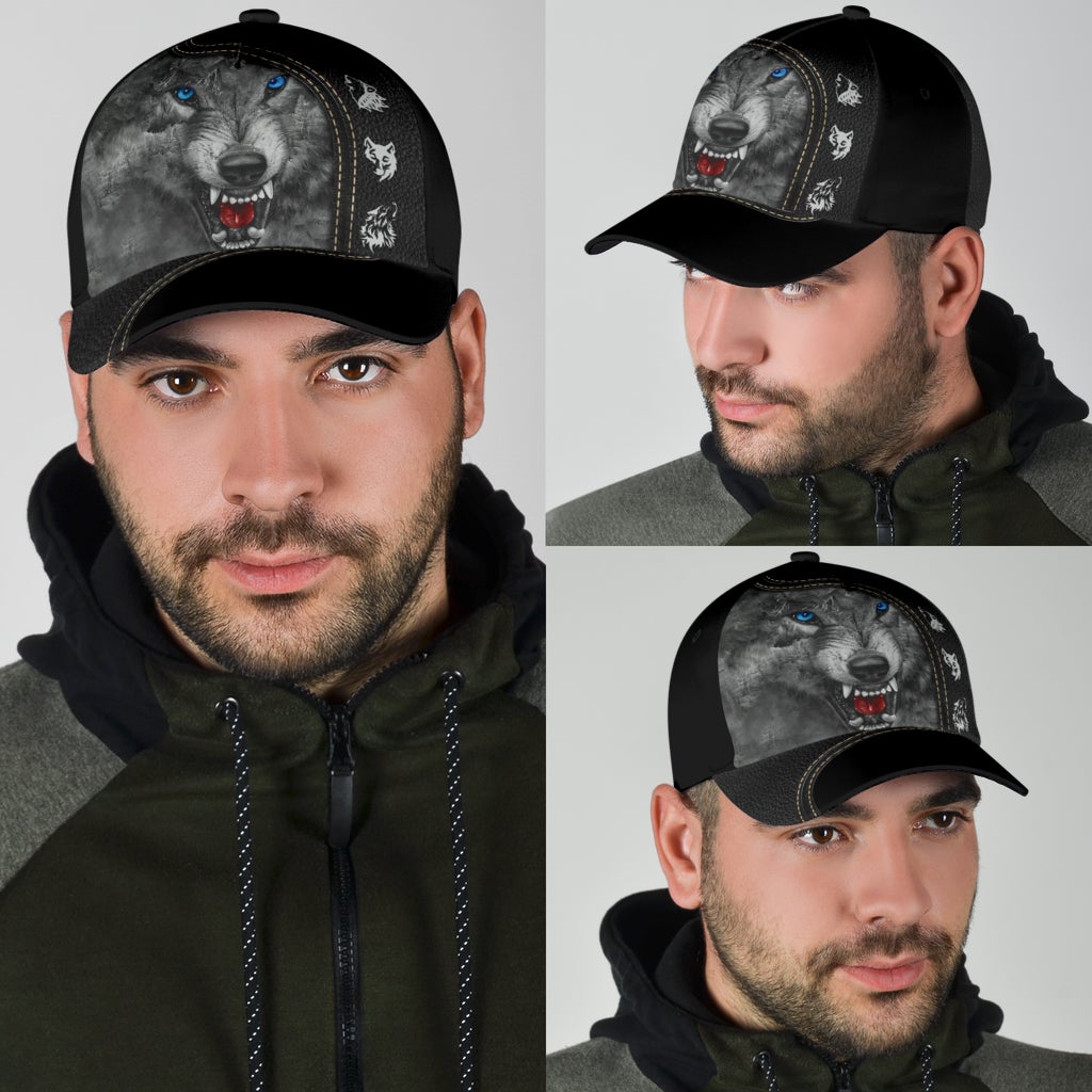 Strong Wolf Wild Spirit Classic Cap For Outdoor Adventures Festivals And Casual Wear