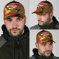 Eagle Love American Leather Pattern Classic Cap For Summer Activities Vacations And Comfortable Daily Wear