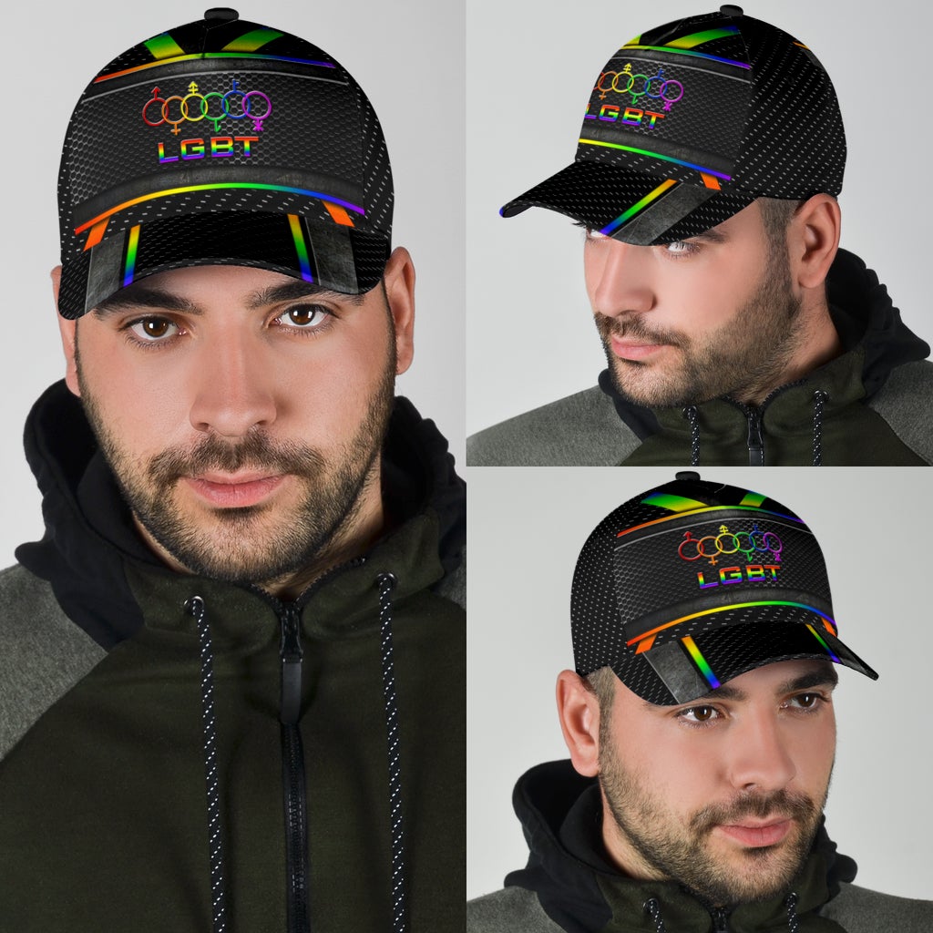 Proud LGBT Pride Equality Classic Cap For Vacations Festivals Parties And Everyday Outfits