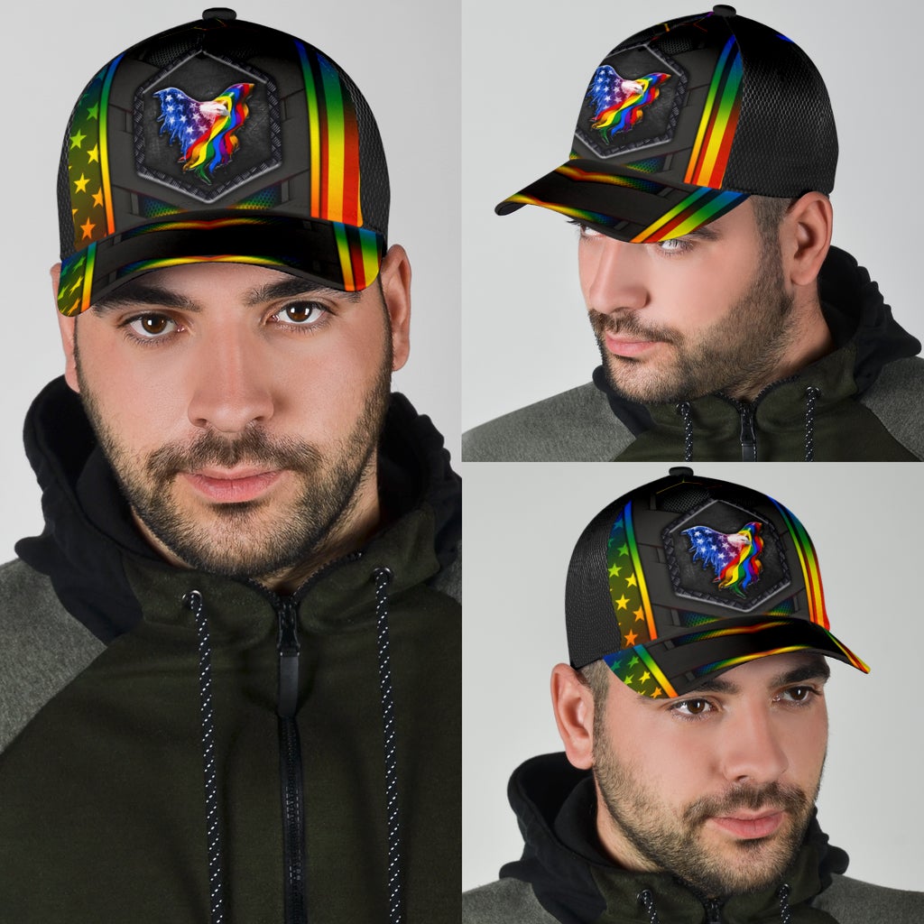 Pride American Eagle Classic Cap For Weekend Travel Outdoor Events And Casual Outfits