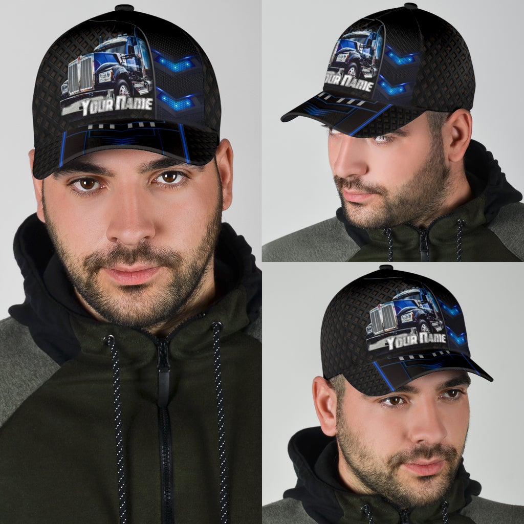 Custom Cool Truck Driver Lifestyle Casual Classic Cap For Nature Lovers Travel And Casual Daily Styling