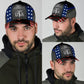God Bless The USA Patriot Faith Classic Cap For Seasonal Outings Outdoor Adventures And Daily Wear