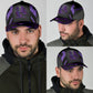 Dragon Purple Pattern Classic Cap For Festivals Vacations Outdoor Fun And Daily Comfort