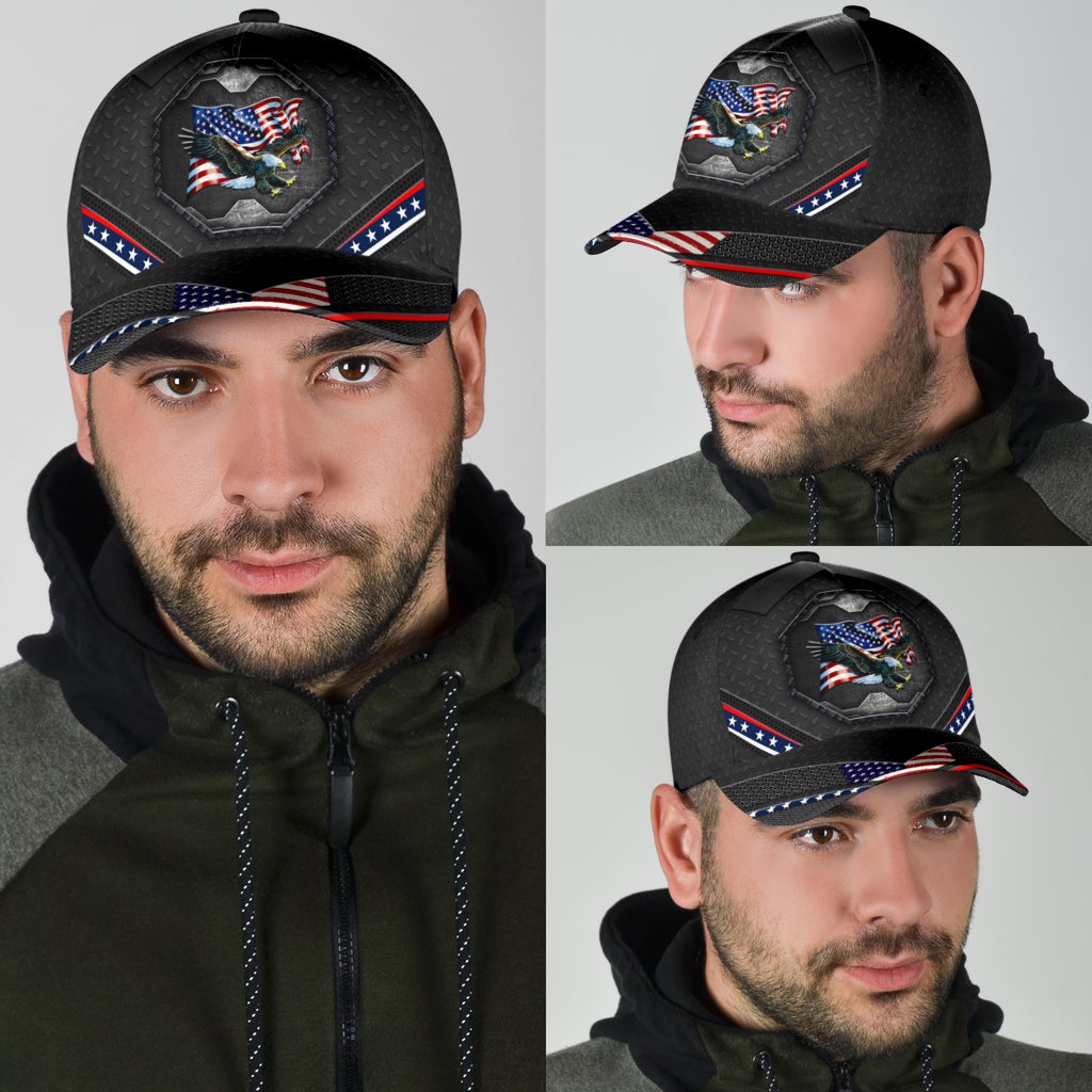 Proud American Eagle Classic Cap For Weekend Adventures Festivals And Gift Giving