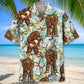 Funny Bigfoot Golf Player Hawaiian Shirt For Sports Fans, Summer Outings, And Relaxed Vacation Wear