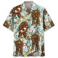 Funny Bigfoot Golf Player Hawaiian Shirt For Sports Fans, Summer Outings, And Relaxed Vacation Wear