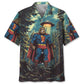 Hawaiian Shirt / Adults / S Funny Bigfoot Hero Hawaiian Shirt