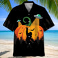 Funny Bigfoot Pumpkin Hawaiian Shirt