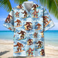 Funny Bigfoot Surfing Beach Hawaiian Shirt For Active Holidays, Resort Trips, And Warm Weather Gatherings