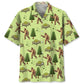 Funny Bigfoot UFO Hawaiian Shirt For Animal Lovers, Beach Travel, And Casual Summer Style